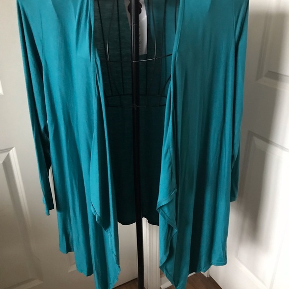 RHONDA SHEAR  Aqua Wrap Long Sleeve - Picture 3 of 5